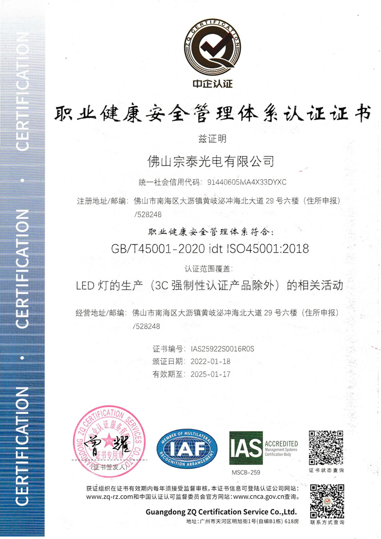 ISO45001中文版